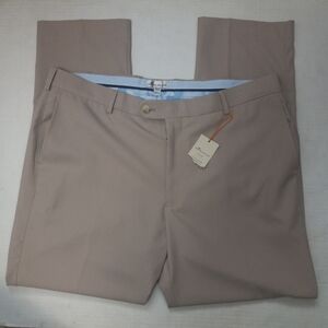 Peter Millar Crown Sport Beige Performance Golf Pants Sz 38x30 NWT